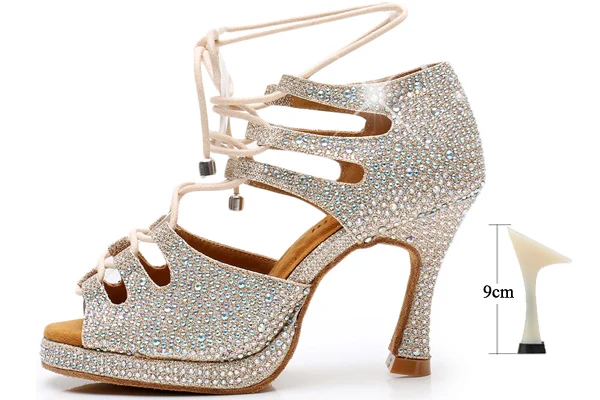 Sandales Glitter Argent/Or