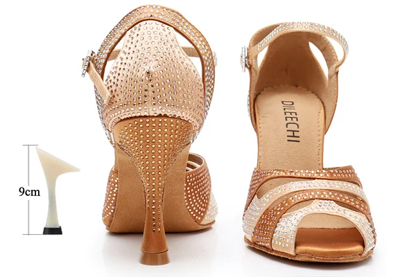 Chaussure de danse Salsa Strass  Femme