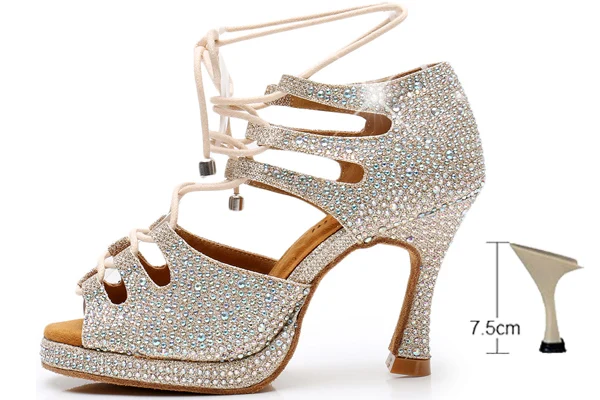 Sandales Glitter Argent/Or