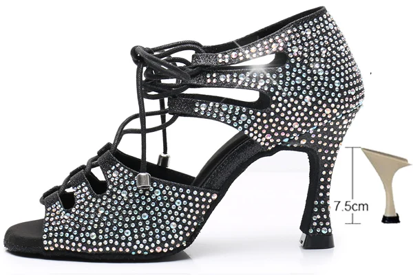 Chaussures Rhinestone Noir