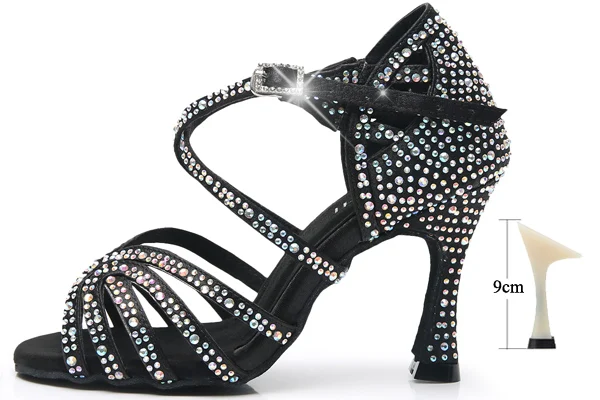 Sandales Satin Bronze Strass