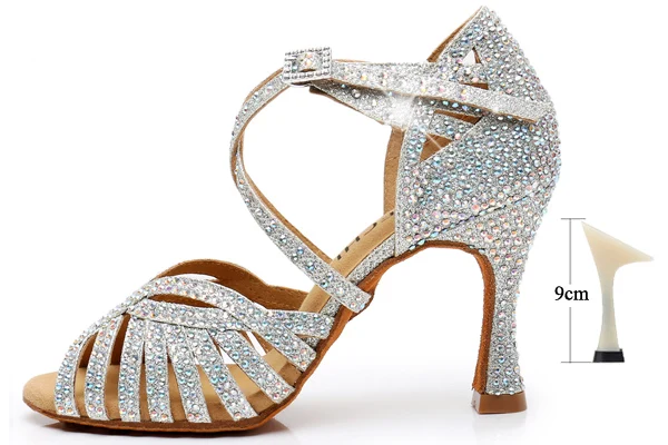 Chaussure de danse Satin Bleu