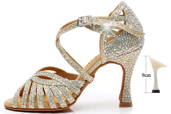 Chaussure de danse Satin Bleu