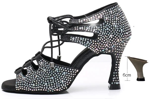 Chaussures Rhinestone Noir