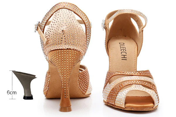 Chaussure de danse Salsa Strass  Femme