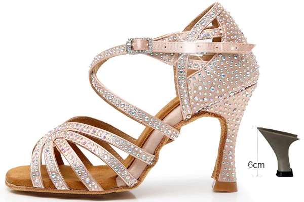 Sandales Satin Bronze Strass