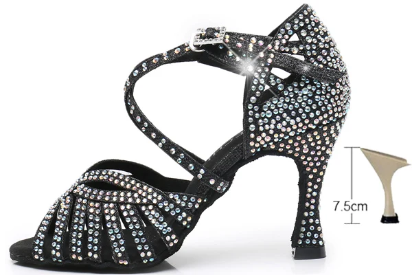 Chaussure de danse Satin Bleu