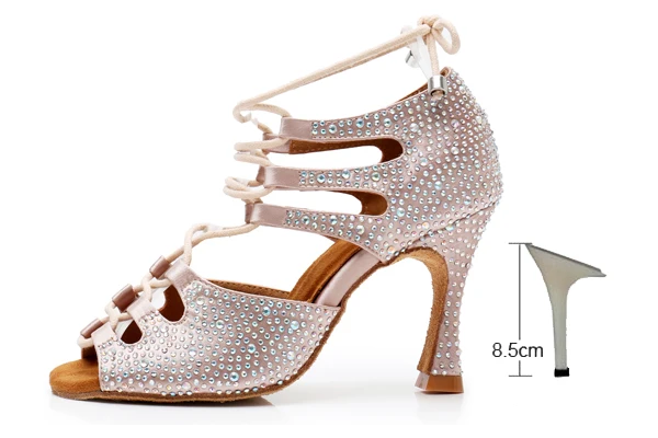 Chaussure de danse Latine Pailletée Femme