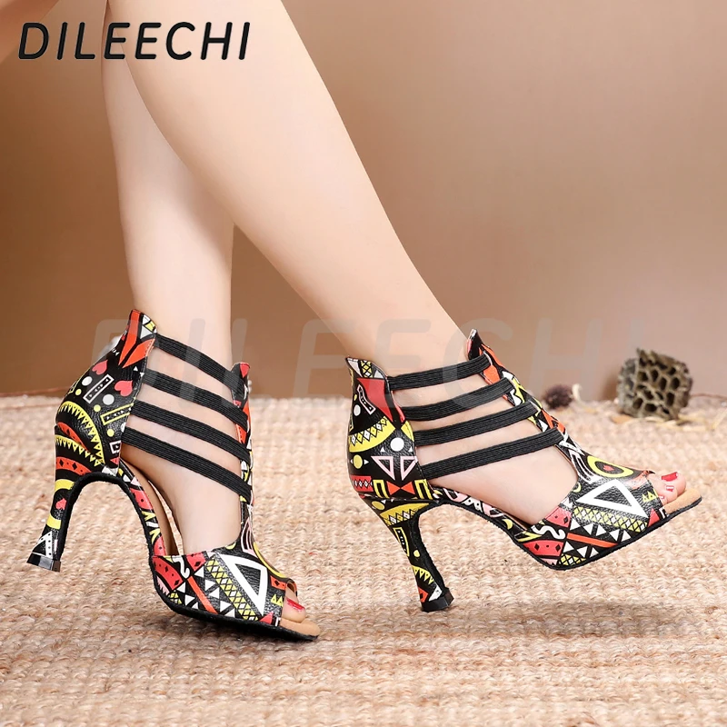 Bottines Imprimées Femme