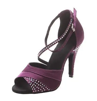 Chaussure de danse Satin Violet-Bleu