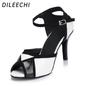 Chaussure de danse Salsa Blanche Femme