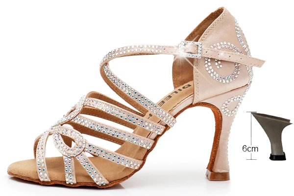 Chaussures Strass Peau/Noir