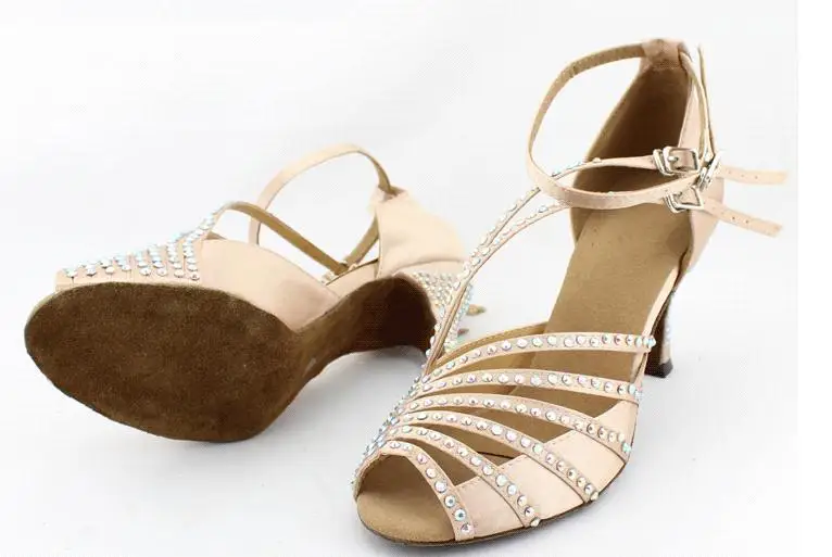 Chaussure de danse Bleue Rhinestone