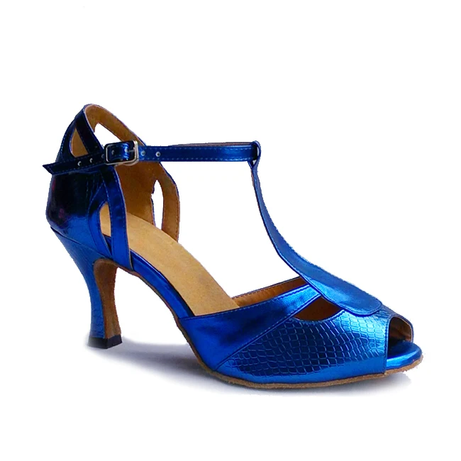 Chaussures PU Bleu Femme