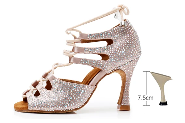 Chaussure de danse Latine Pailletée Femme