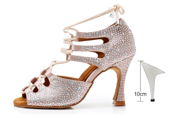 Chaussure de danse Latine Pailletée Femme