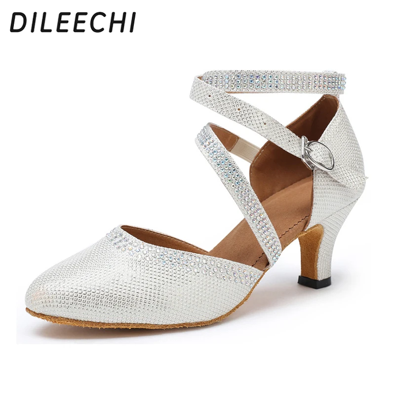 Chaussures Rhinestone Or