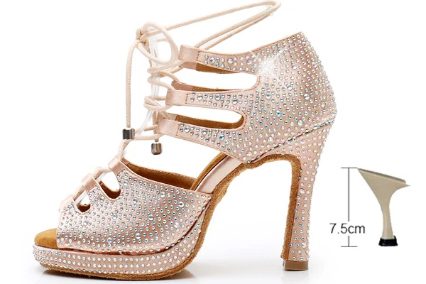 Chaussures Satin Beige