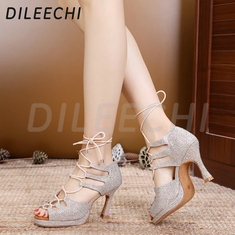 Sandales Glitter Argent/Or