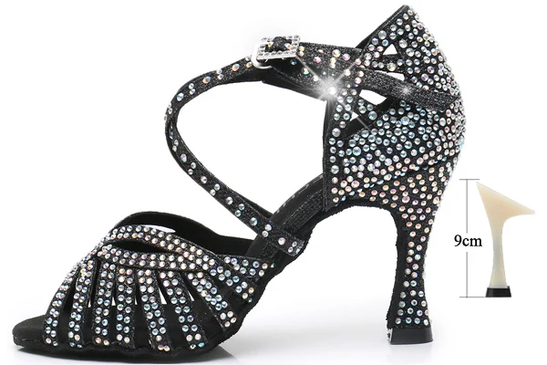 Chaussure de danse Satin Bleu