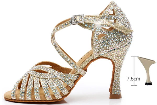 Chaussure de danse Satin Bleu