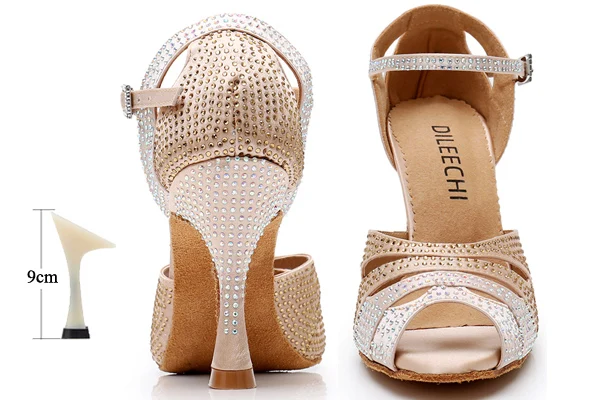 Chaussure de danse Salsa Strass  Femme