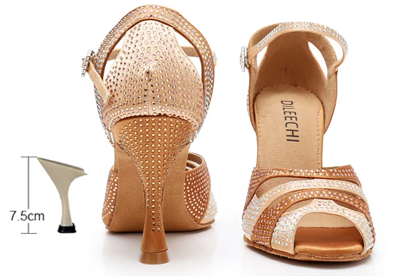 Chaussure de danse Salsa Strass  Femme