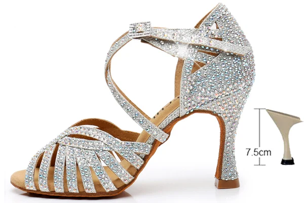 Chaussure de danse Satin Bleu