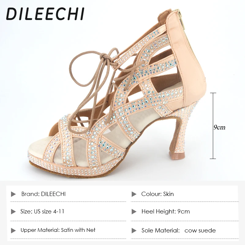 Chaussure de danse Peau Satinée