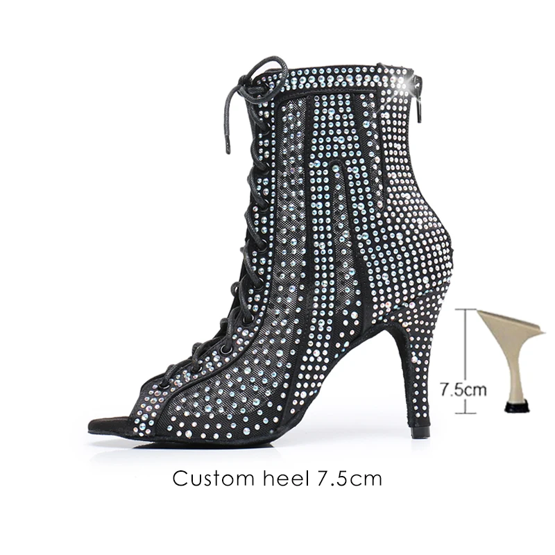 Bottines Salsa Strass Noir