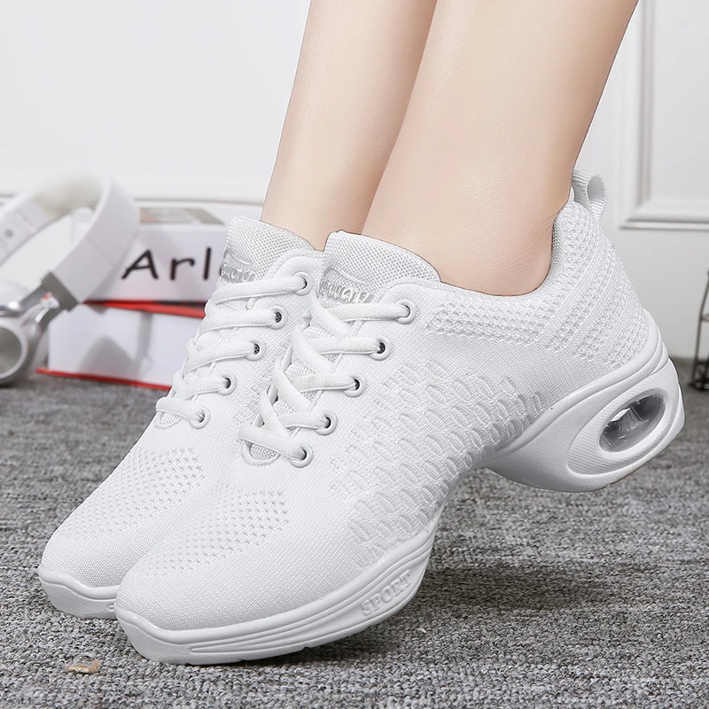 Sneaker Jazz Hip-Hop Blanc Noir Femme