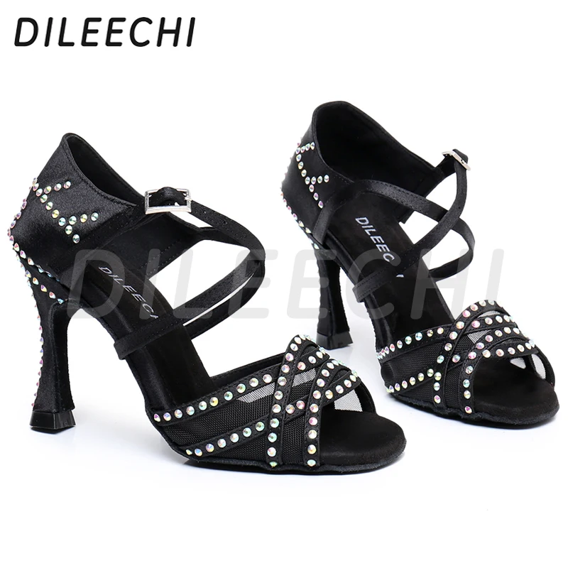 Chaussure de danse Satin Noir