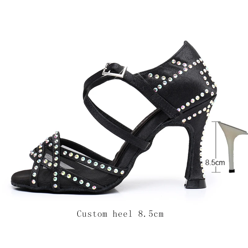 Chaussure de danse Satin Noir