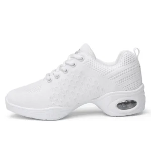 Sneaker Jazz Hip-Hop Blanc Noir Femme