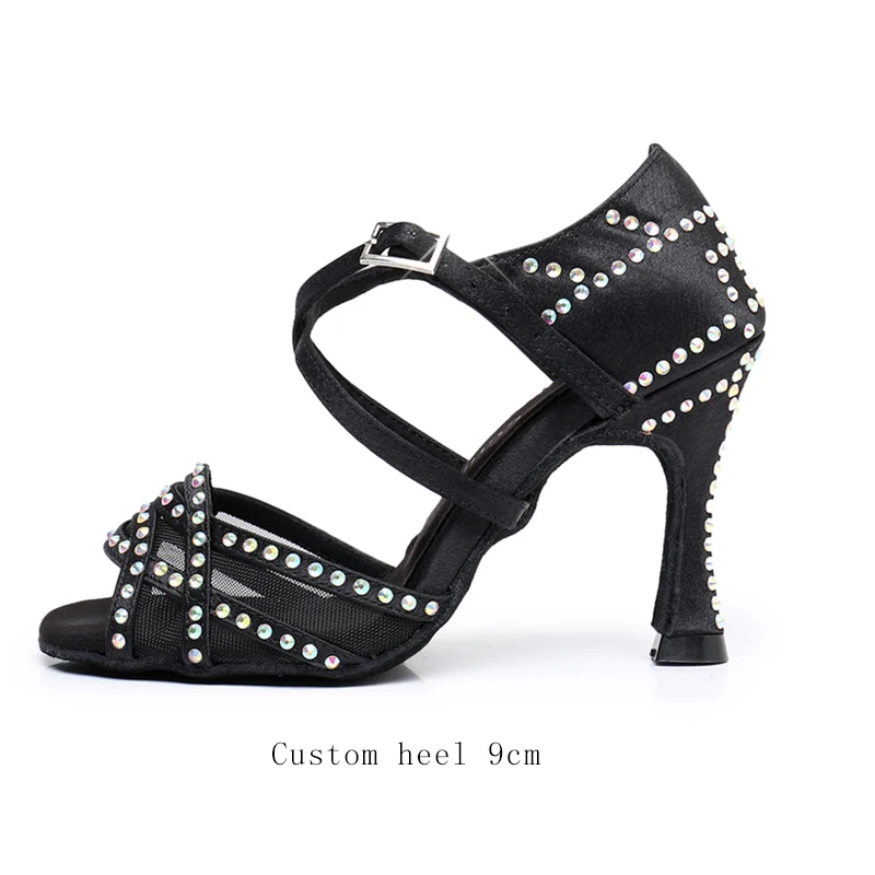 Chaussure de danse Satin Noir