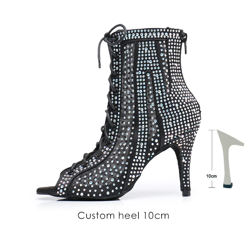 Bottines Salsa Strass Noir