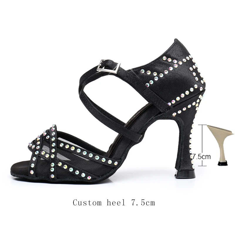 Chaussure de danse Satin Noir