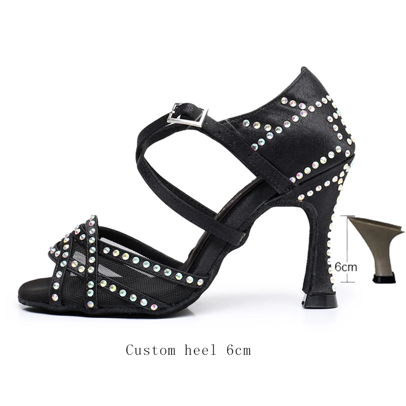 Chaussure de danse Satin Noir