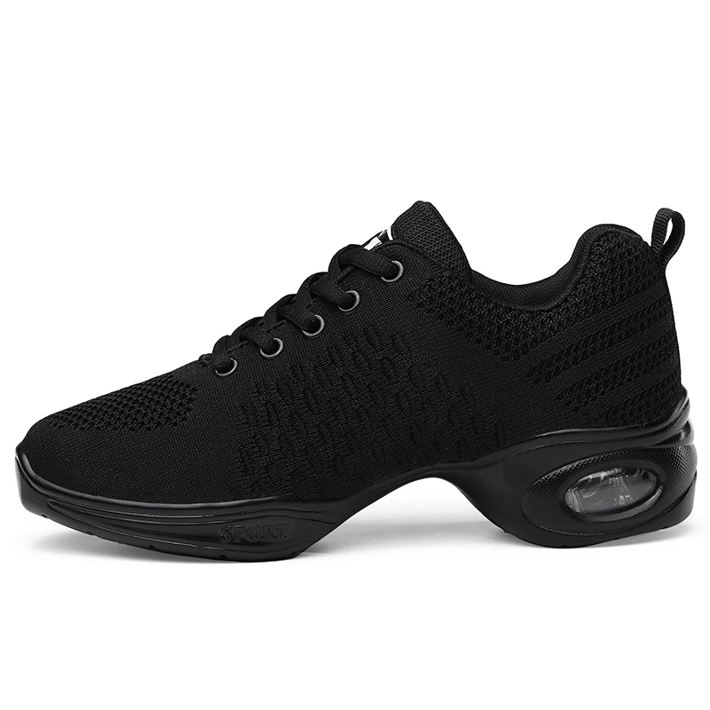 Sneaker Jazz Hip-Hop Blanc Noir Femme